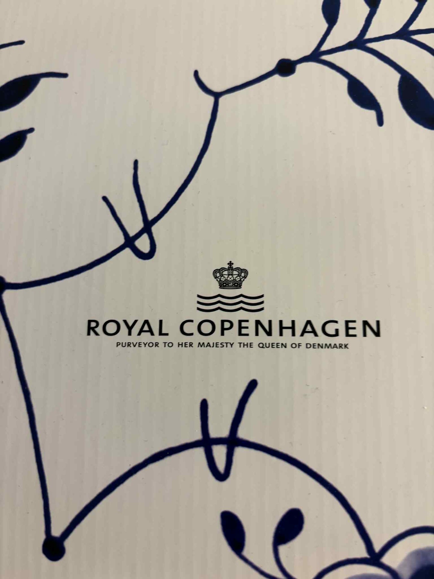 Royal Copenhagen blue fluted mega skål
