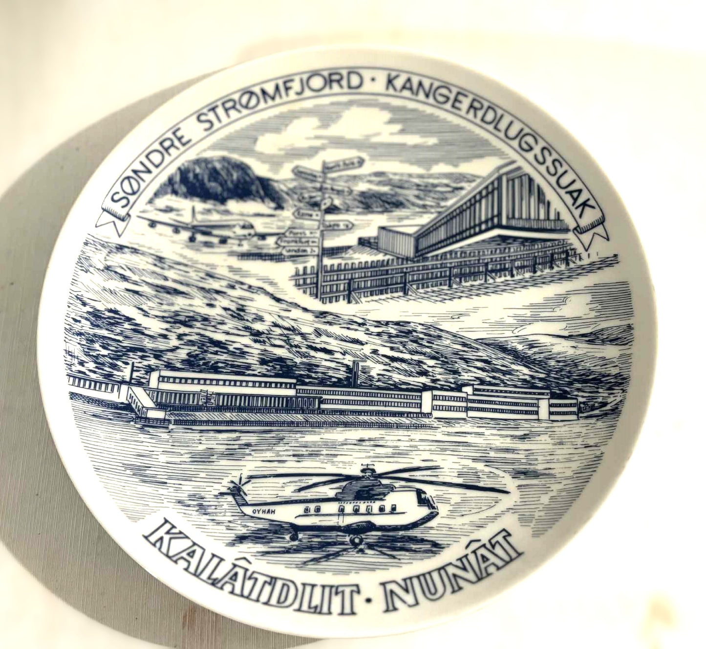 Flot keramikplatte fra Grønlands Agenten, 1970erne - nr. 0178440710