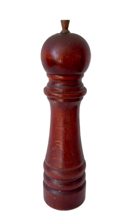 Beautiful large Danish pepper grinder made of teak