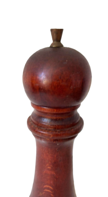 Beautiful large Danish pepper grinder made of teak