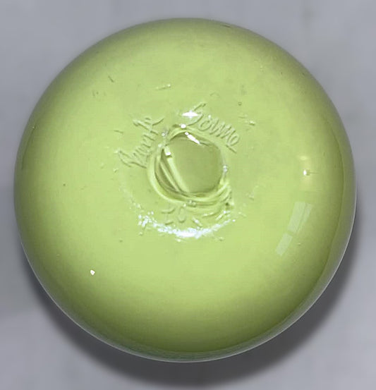 ライムグリーンの美しい特徴的なホルムガードガラスの花瓶、デザイン:ピーター・スヴァール