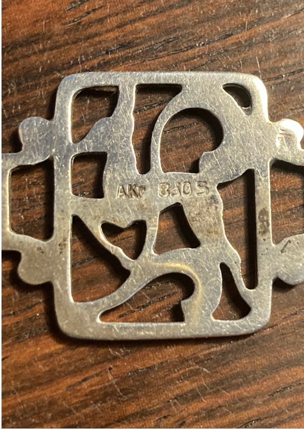 Flot sølv bronce signet AK 830s - nr. 0246