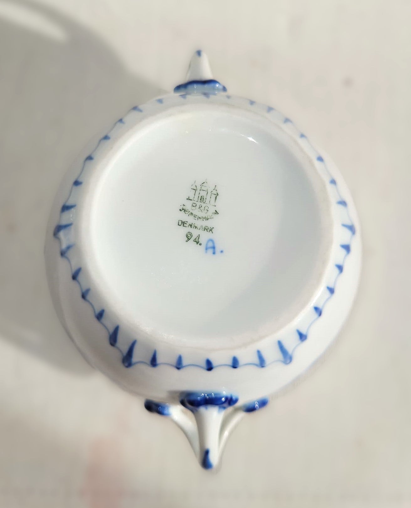 Danish vintage Empire Sugar Bowl from Bing & Grøndahl, Denmark 1970s