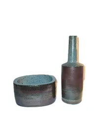Slim and tall Palshus vase, design by Per Linneman-Schmidt , Denmark 1960s