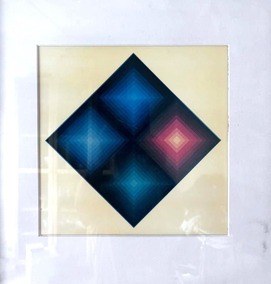 Victor Vasarely, PLANETARY FOLKLORE – ARCTURUS-II, Heliogravure offsettryk, 1971