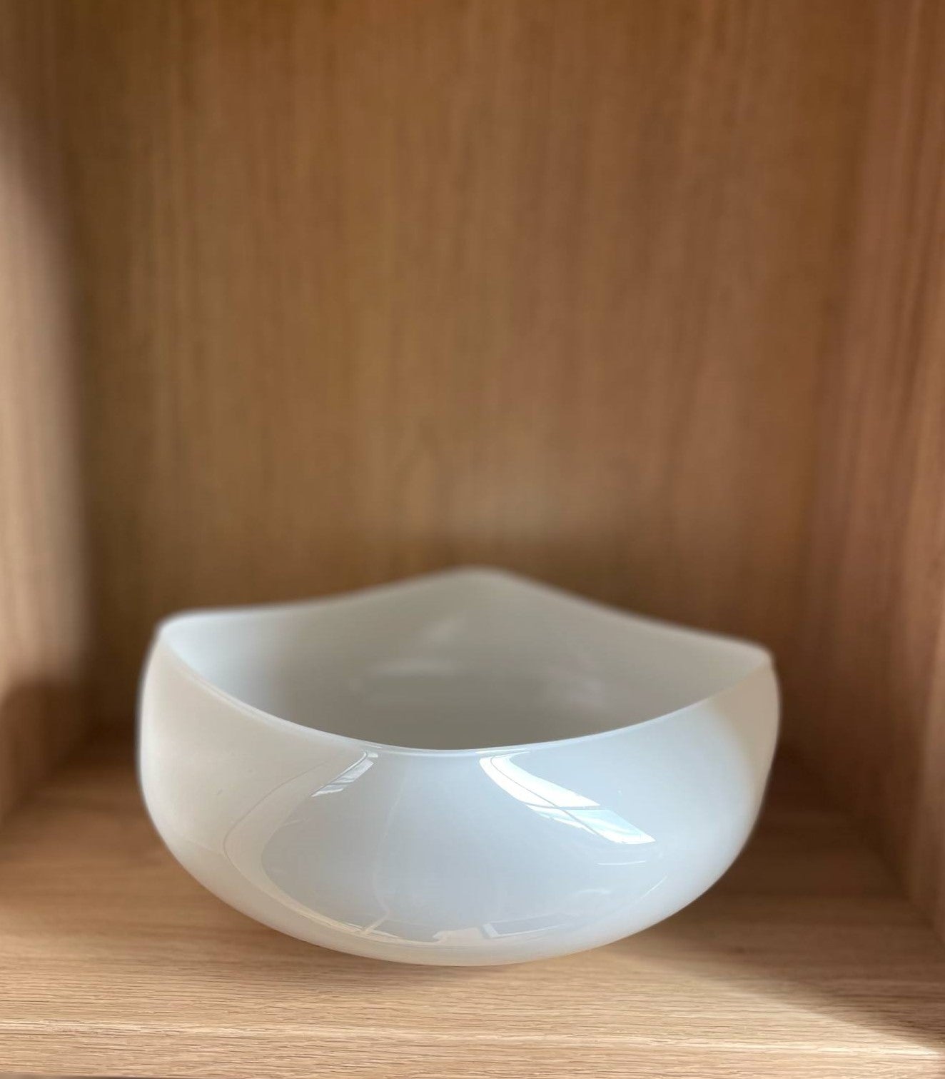 Beautiful thin glass bowl, design by Peter Svarre Holmegaard for Holmegaard - no. 456370