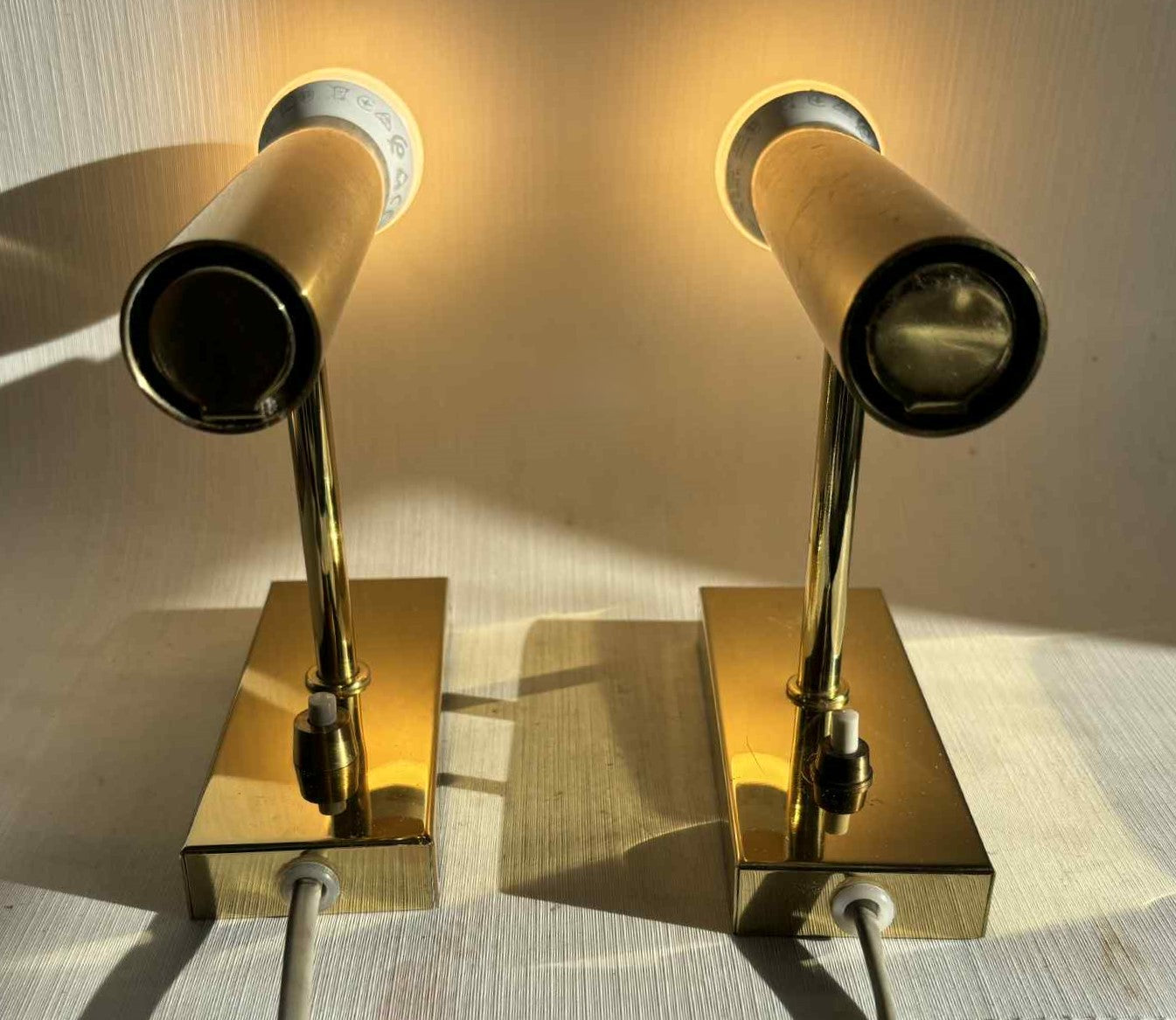 Great classic brass sconce called Jason designed by Jo Hammerborg