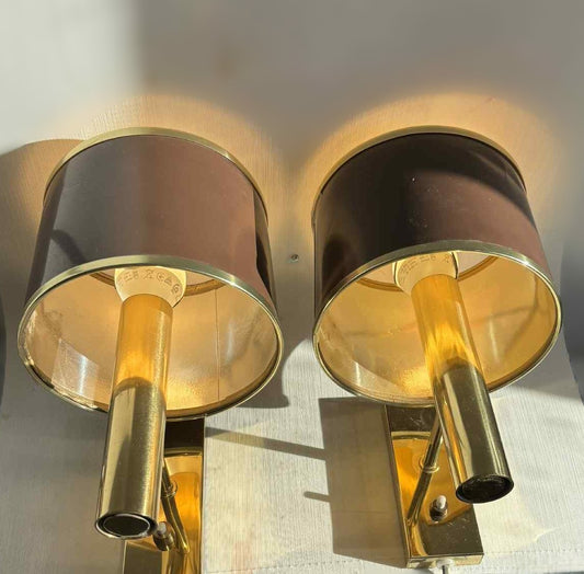 Great classic brass sconce called Jason designed by Jo Hammerborg