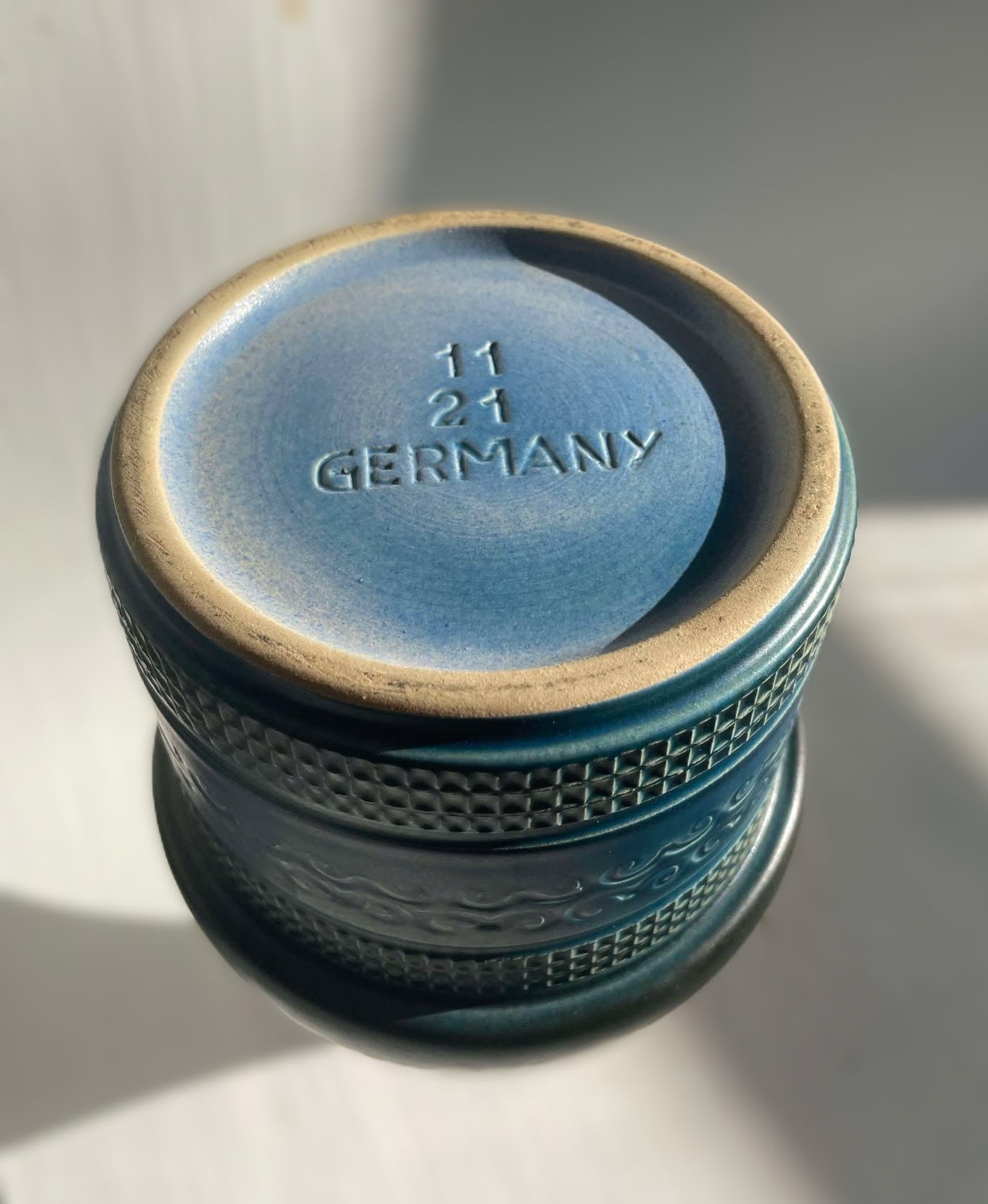 Flot Stor West Germany keramik vase - nr. 225450