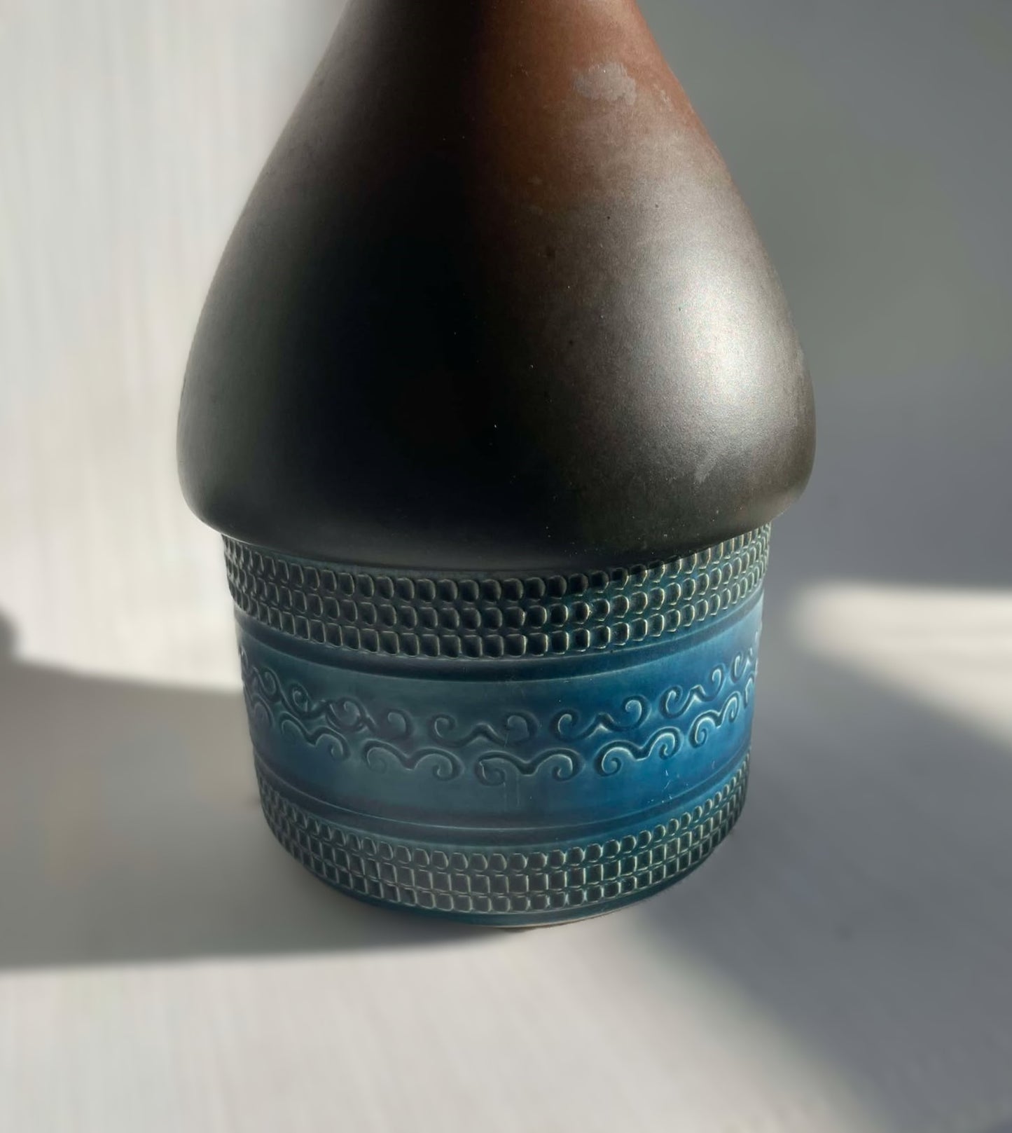 Flot Stor West Germany keramik vase - nr. 225450