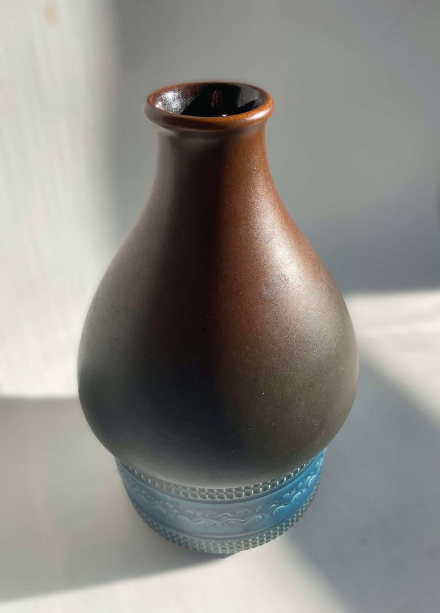 Flot Stor West Germany keramik vase - nr. 225450