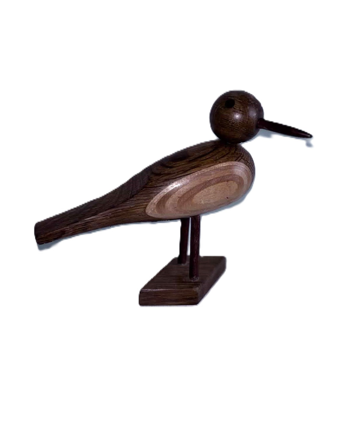 Vintage dansk ArchitectMade træfigur fugl, designet af Kristian Vedel (1923-2003)