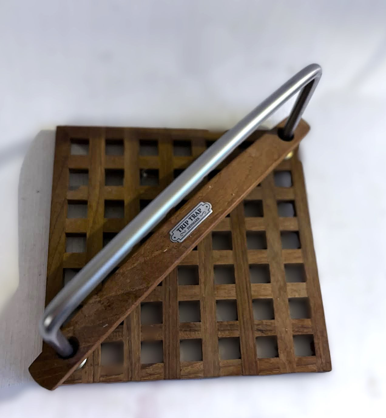 Vintage Teak Napkin Holder By Trip Trap Danish Design 1970s