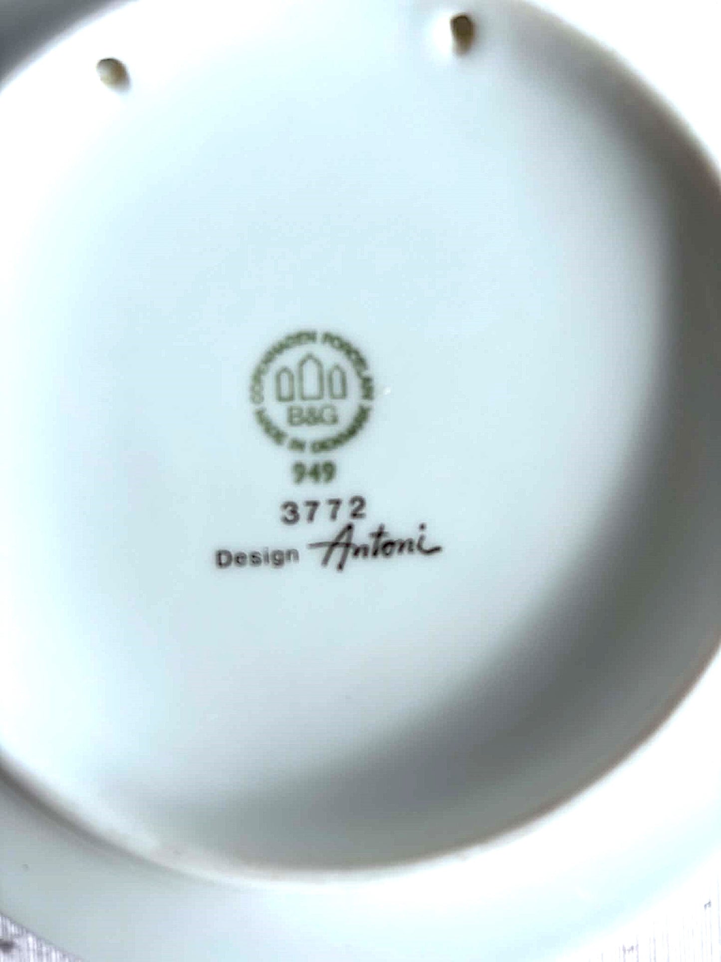 Danish vintage Decorative Wall Plate Snail by Bing and Grøndahl, 1970s
