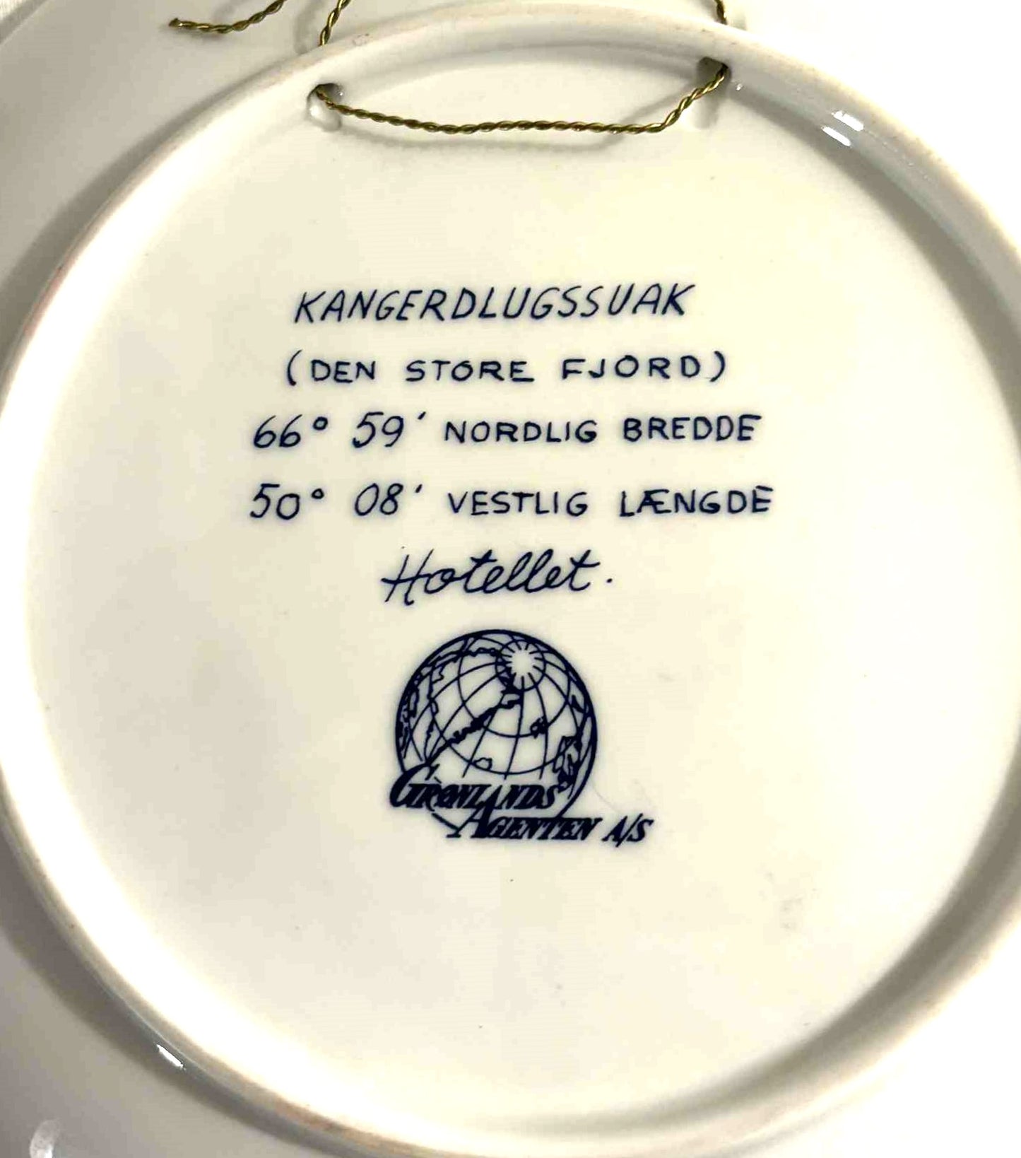 Flot keramikplatte fra Grønlands Agenten, 1970erne - nr. 0178440710