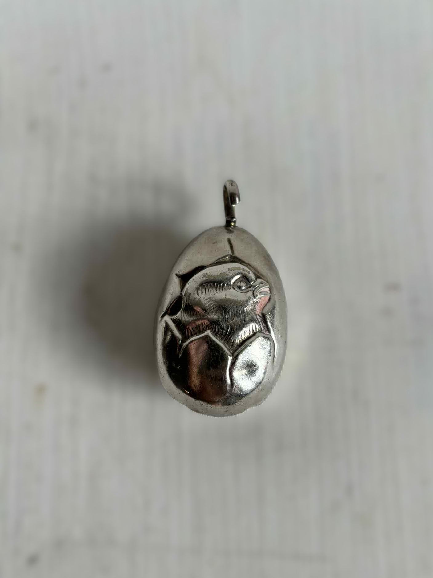 Two fine vintage baby rattles in silver plated - a special gift with history, Denmark 1965