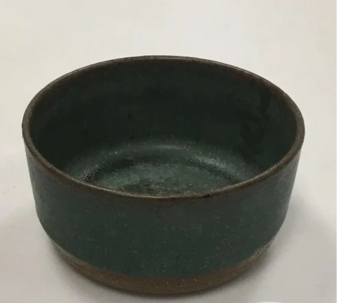 Beautiful stoneware bowl from Palshus in dark blue shades, Design Per Linnemann-Schmidt, 1960s