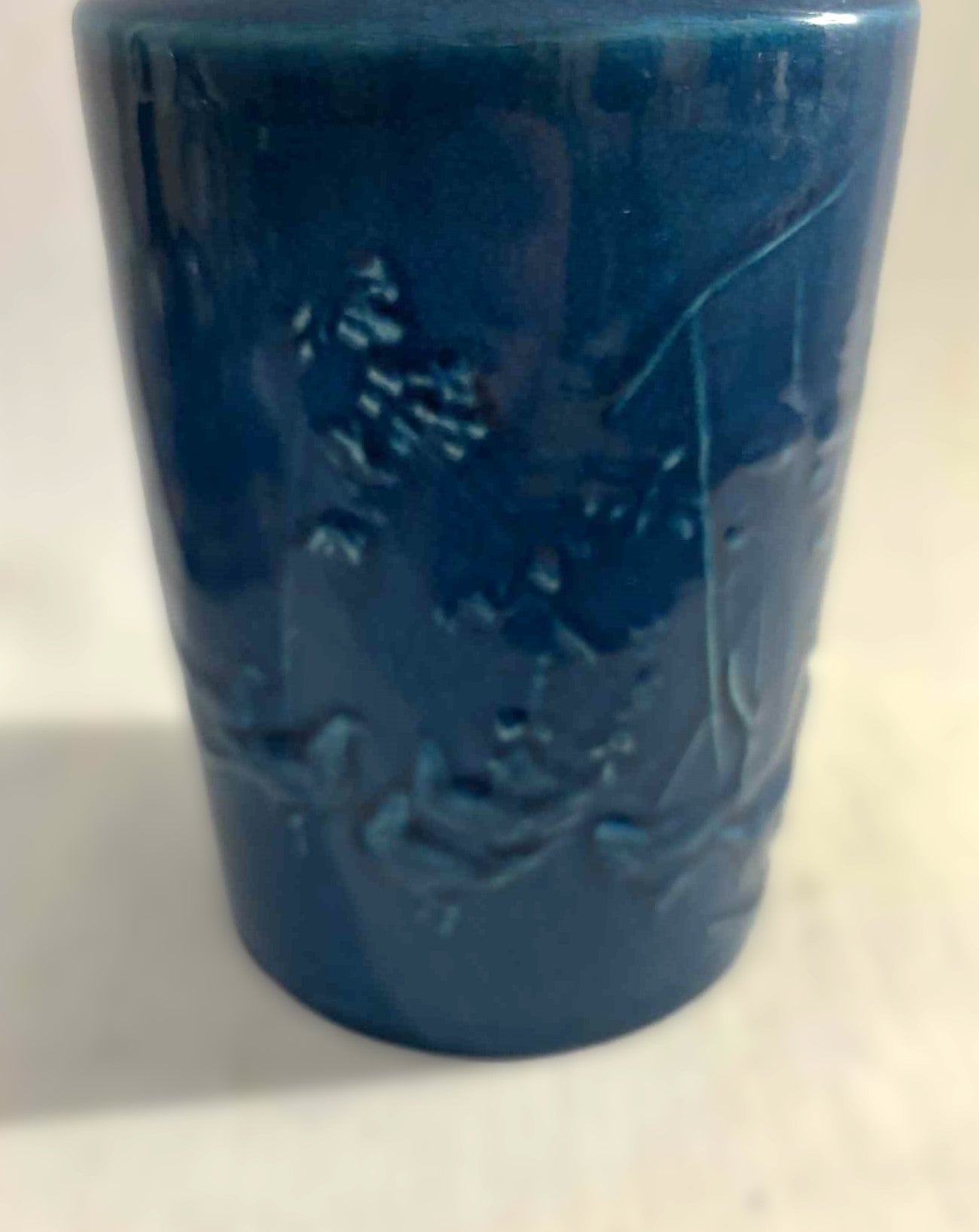 Sjælden Bing & Grøndahl Vase i Lavendelblå Glasur, design af Mogens Bøggild