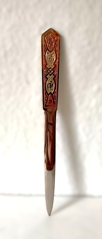 Vintage Letter Opener Made in Solingen Germany 1930s Art Nouveau