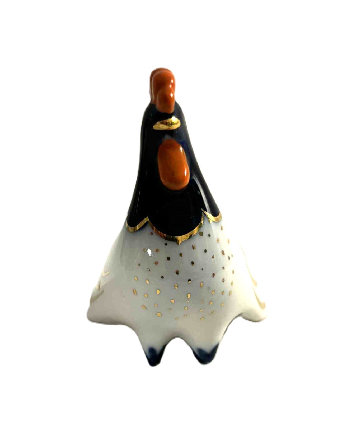 Porcelænsfigur i form af mangefarvet hane| Lomonosov, USSR, Rusland