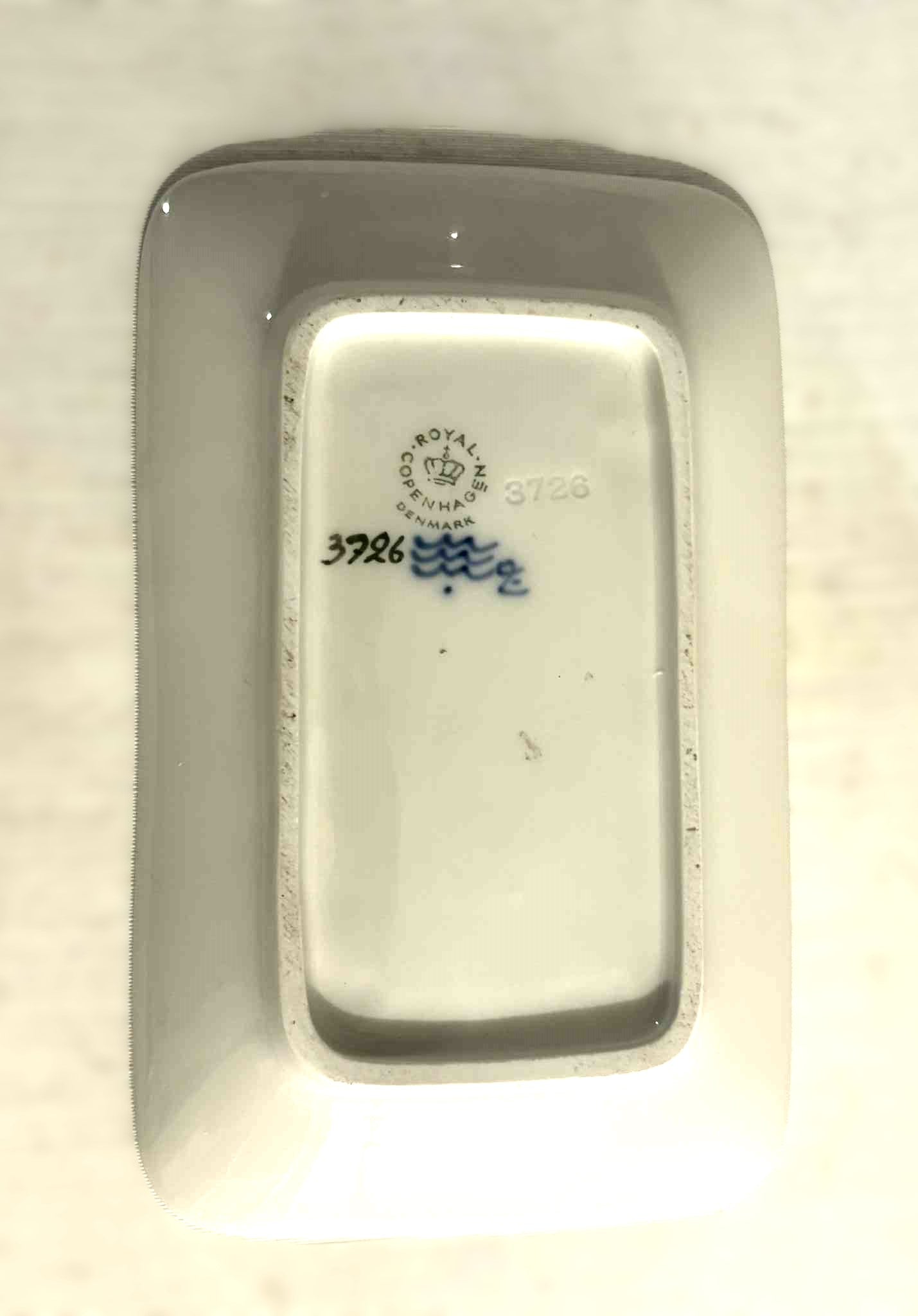 Vintage Royal Copenhagen Aske fad "Fiskere ved stranden"