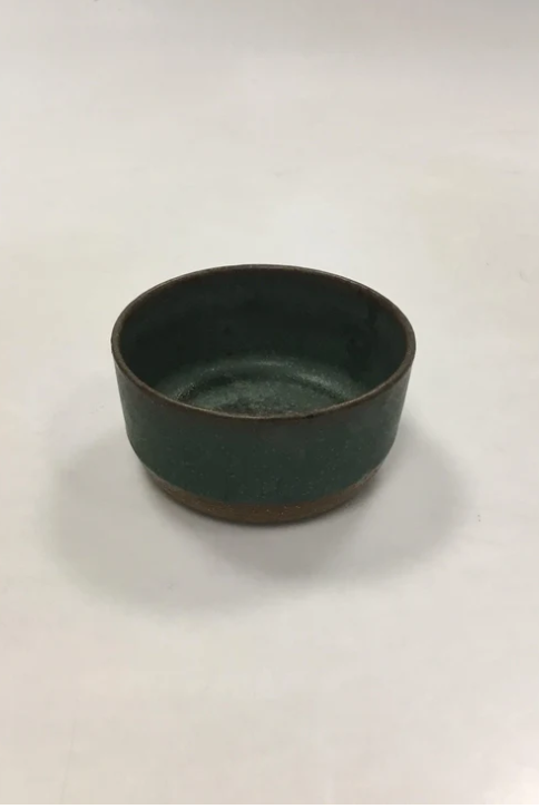 Beautiful stoneware bowl from Palshus in dark blue shades, Design Per Linnemann-Schmidt, 1960s