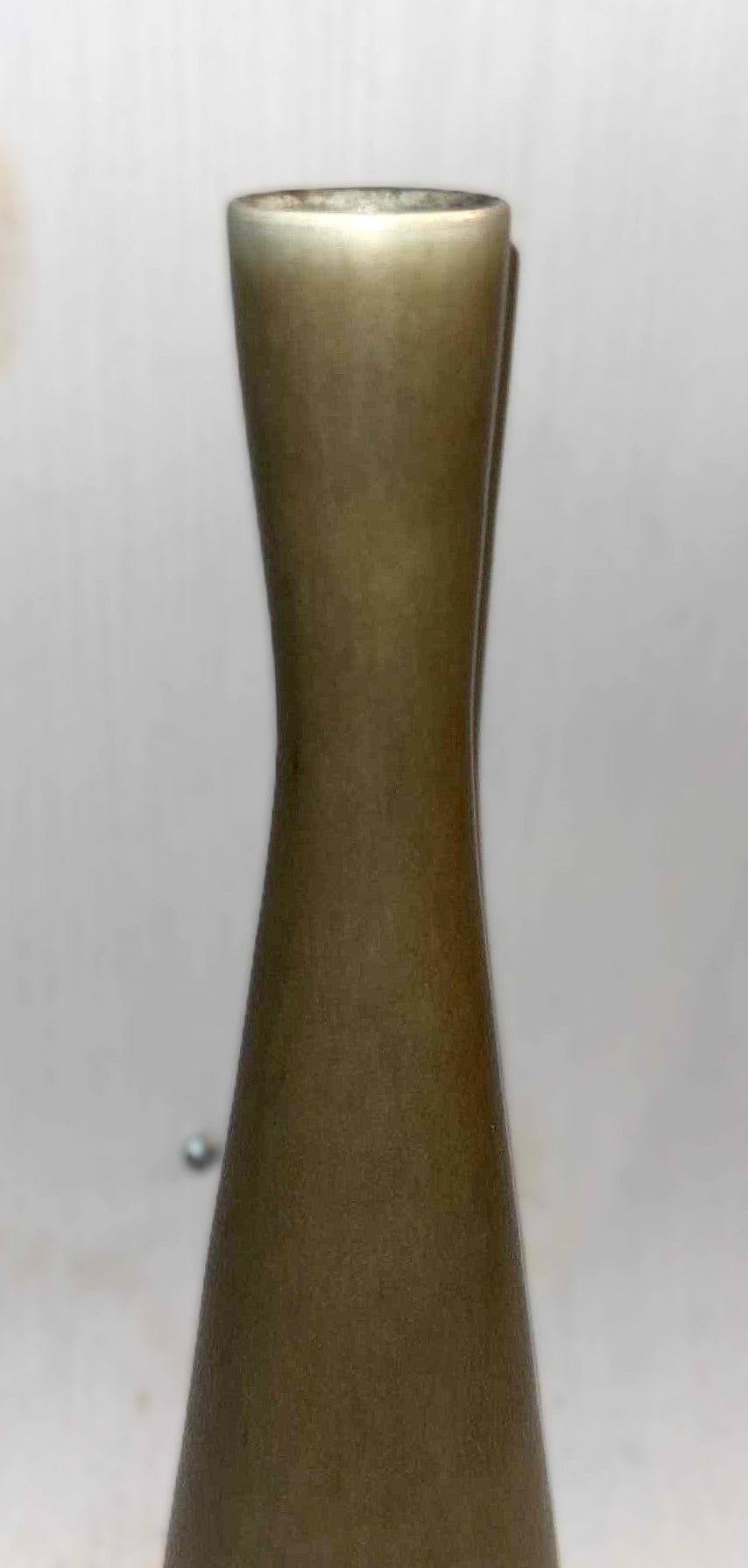 Rare Palshus vase made in stoneware with a slim look, design by Frode Bahnsen, Denmark 1960s