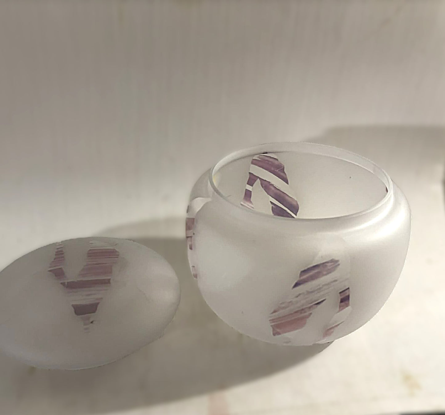 Holmegaard 'Fiesta' lidded bowl from 1987, design by Pia Rakel Sverrisdottir and Michael Bang