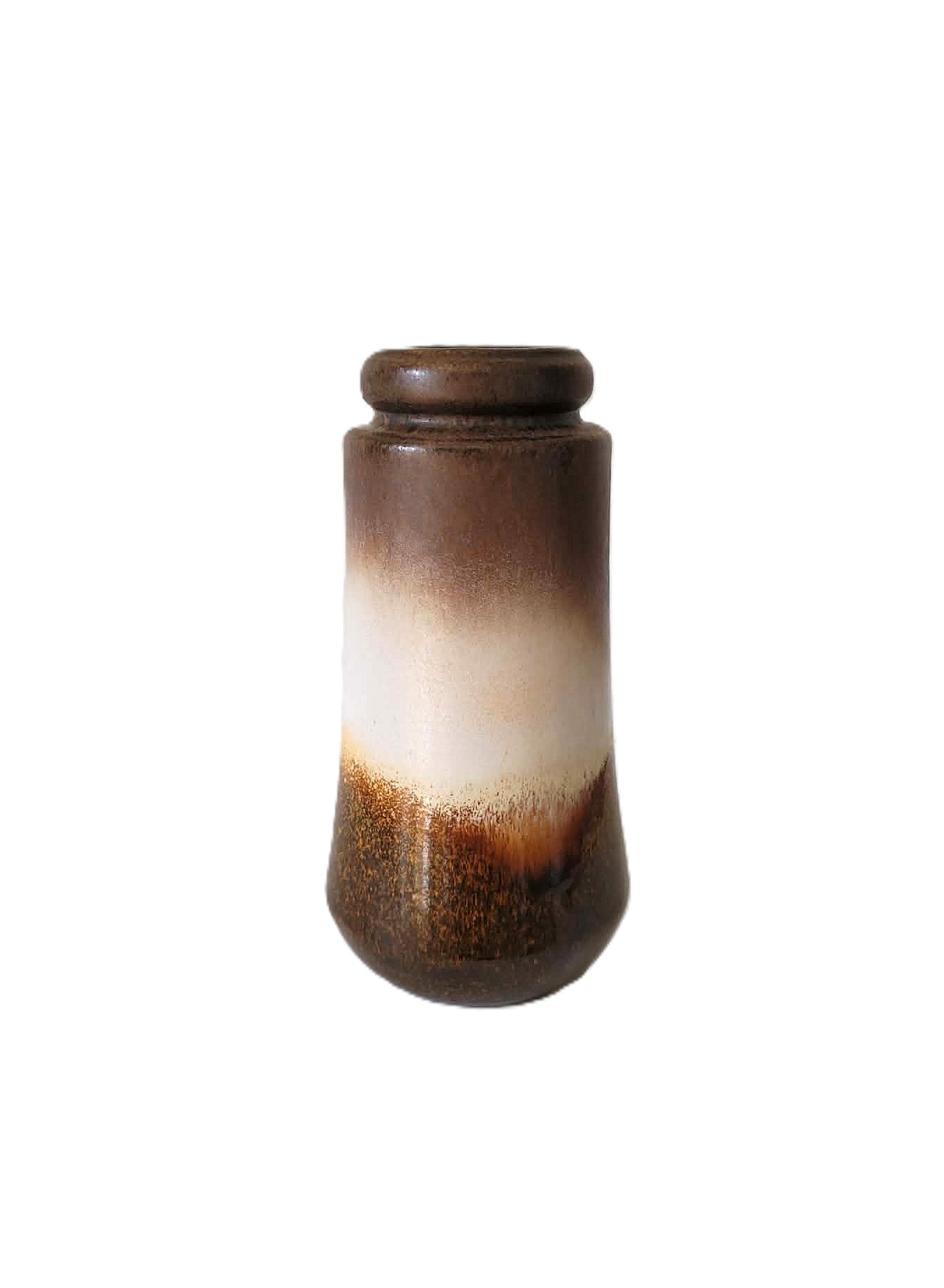 West Germany keramik vase i flotte farvenuancer
