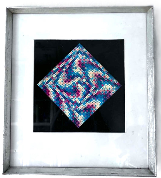 VICTOR VASARELY - Majus, offsettryk af den fransk-ungarsk kunstner Victor Vasarely (1960-1997)
