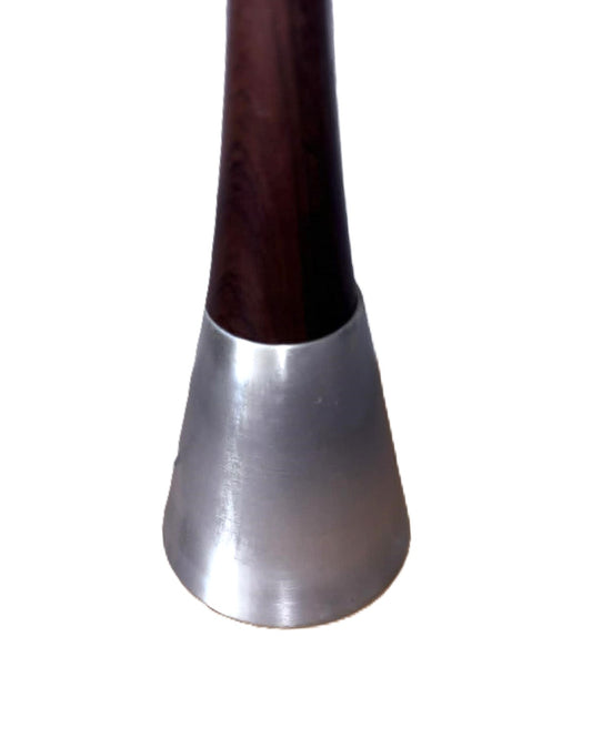 Svensk bordlamper i aluminium og palisander fra Bergboms, design af Bernt Nordsted, 1960'erne