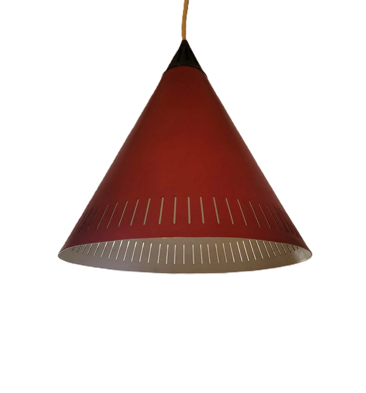 Danish vintage design -  Pendant light by Bent Karlby, Denmark 1969