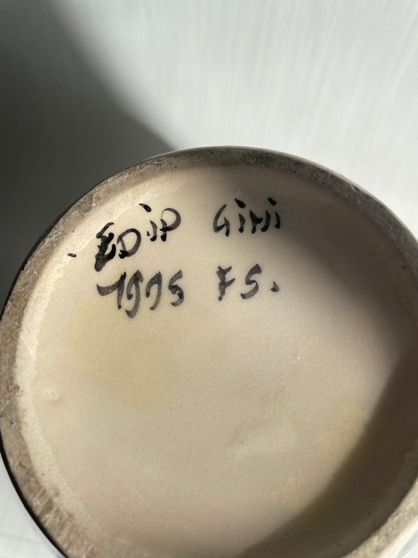 Beautiful ceramic vase from the 1990s - no. - 017020