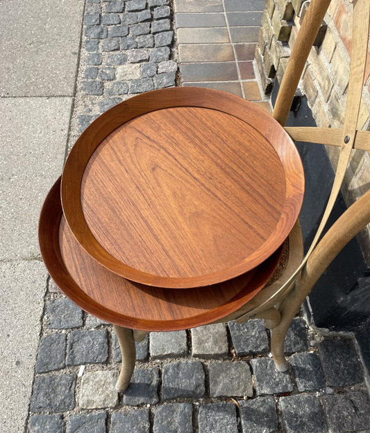 2 ens bakker i massiv teak med fin samlinger - nr. 545875464