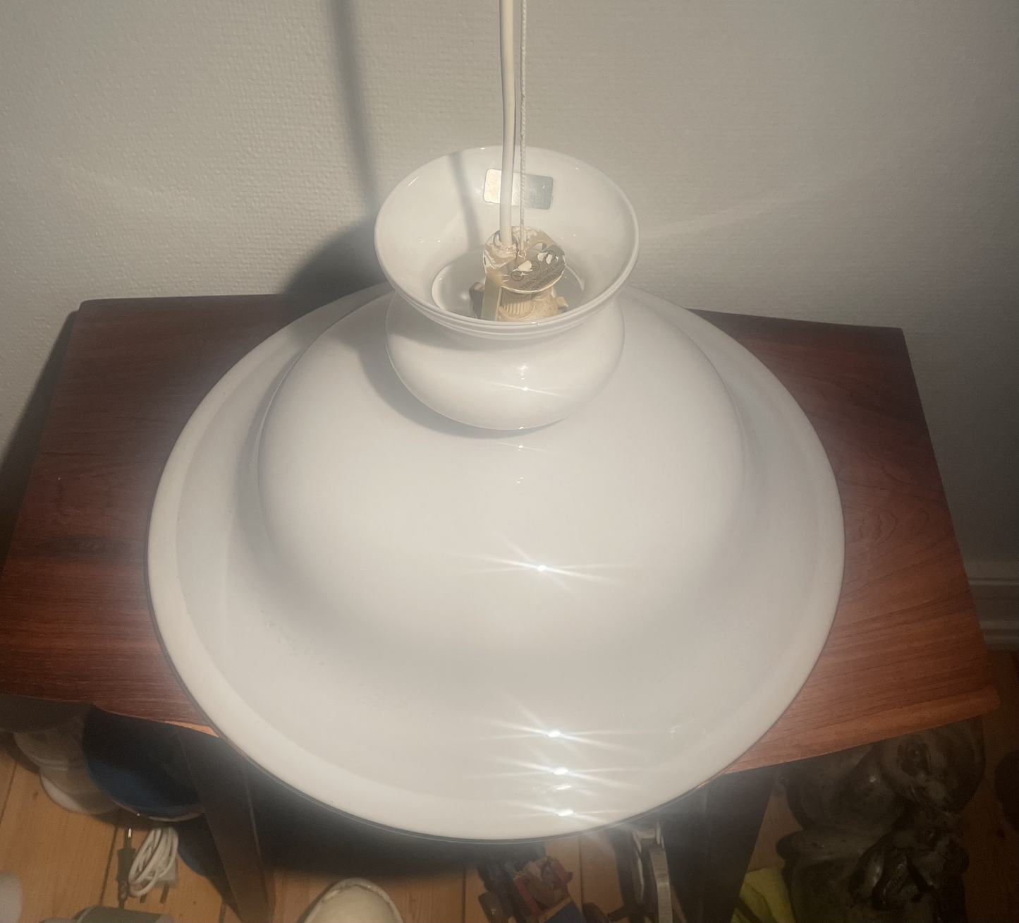 Holmegaard pendel model Tivoli af Sidse Werner fra 1982 - nr. 40000