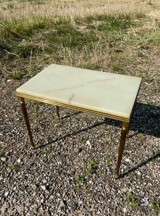 Flot sidebord i messing og marmor - nr. 09041