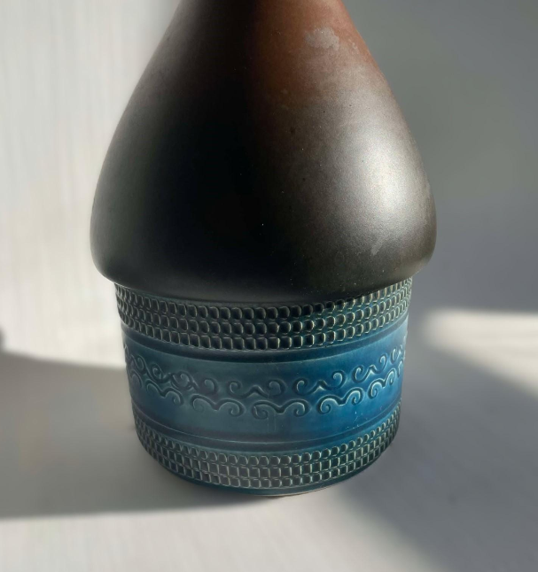 Dümler &amp; Breiden ceramic vase no. 11/21. West Germany pottery 1970s