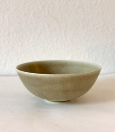 Palshus Hare Fur Glazed Stoneware Bowl, Danish Design 1960s