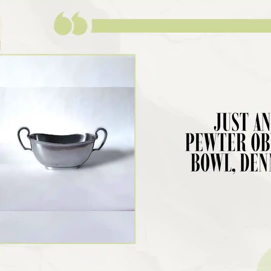 Just Andersen Pewter Oblong Sugar Bowl, Denmark 1920 by@Outfy