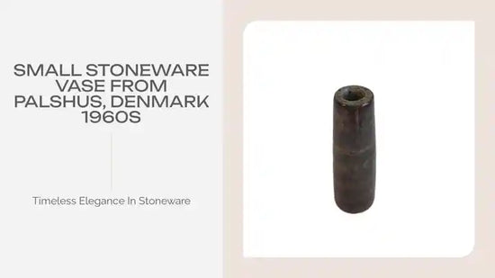 Small stoneware vase from Palshus, Denmark 1960s by@Outfy