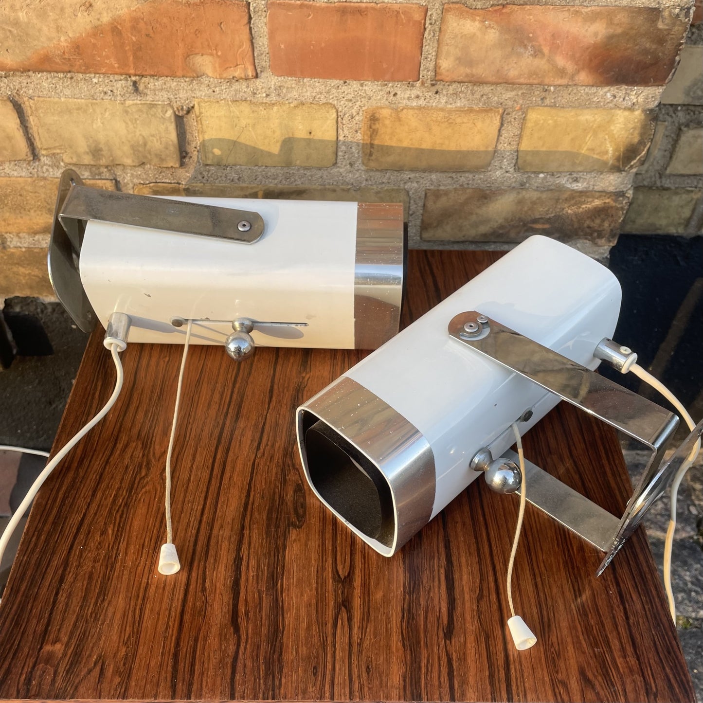 1 par svenske retro væglamper - nr. 09201