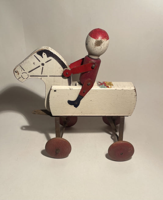 Antik træklegetøj fra Hustler Toy Co. ca. 1920 - nr. 09265