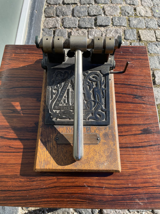 Antik svensk hulmaskine fra 1910 - nr. 011079