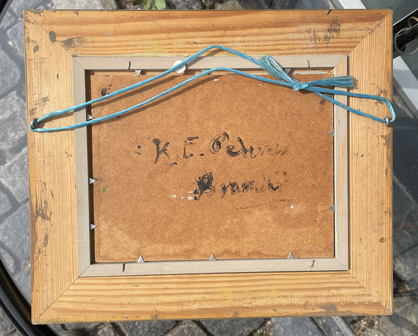 Kai Erik Petersen – Originalt oliemaleri på plade - nr.  012255555