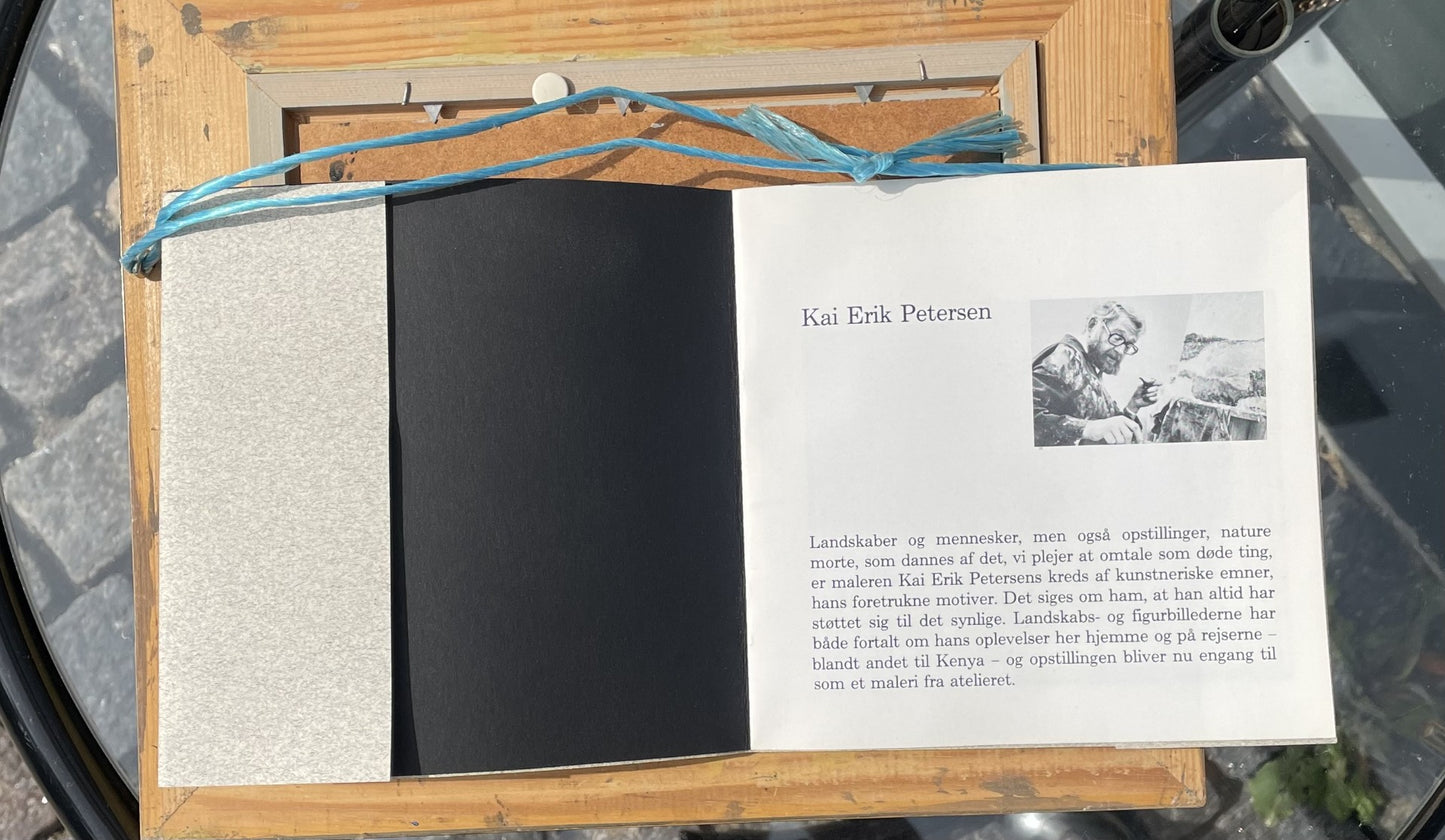 Kai Erik Petersen – Originalt oliemaleri på plade - nr.  012255555