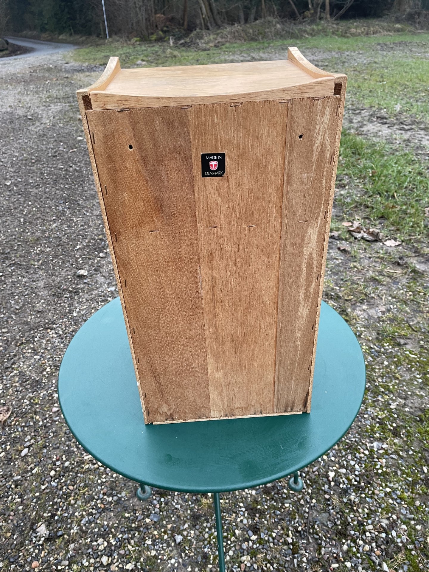 Beautiful oak cabinet for LP records - no. 011063