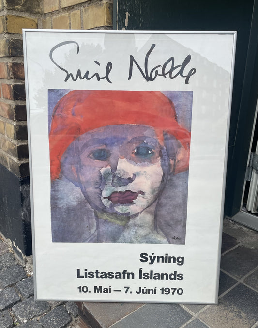 Flot Emil Nolde udstilling plakat, Island 1970 - nr. 0122579999