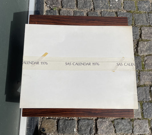 Vintage SAS Calender fra 1976 af Otto Nielsen - nr. 011809