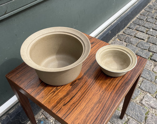 2 stk. vintage Grethe Meyer ildpot skåle fra Royal Copenhagen - nr. 012027