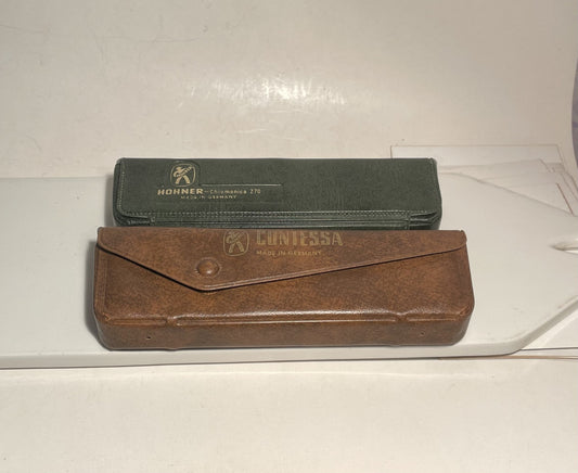 2 vintage M. Hohner mundharmonika - nr. 023000